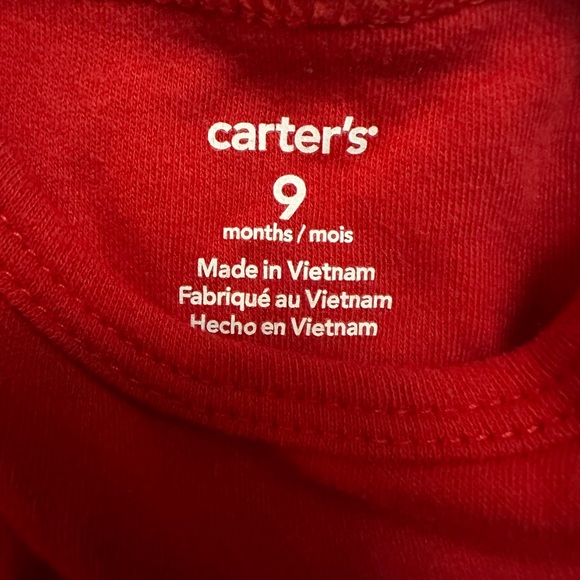 9 month long sleeve onesie Christmas - Picture 2 of 3